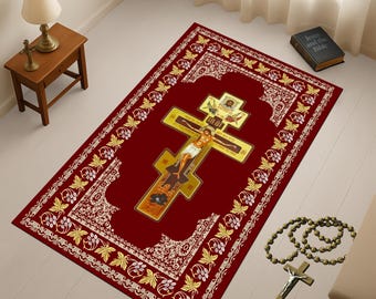 Amen Prayer Rug, Glory to God Decor, Christian Prayer Rug, Holy Lamb of God Prayer Mat, God Bless You Gift, Prayer Room,Maranatha,Hallelujah