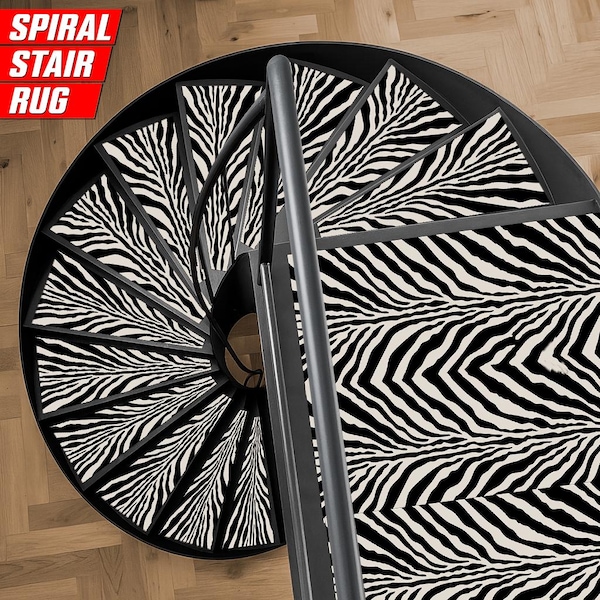Spiral Stairs, Spiral Staircase, Stair Rug, Metal Spiral Stairs Rug, Wood Spiral Stairs Rug, Compact Spiral Stairs Rug, Non-Slip Stair Rug