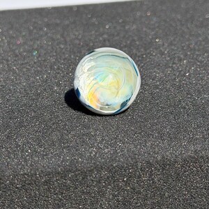 1 inch Galaxy Vortex Marble - Garden Decor - Plant Decor - Boro Glass Art - Perfect Gift for marble collectors