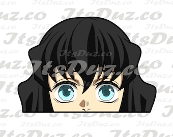 Mist Peeker Sticker – Anime Vinyl Decal