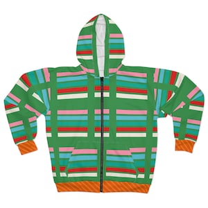 Colorful Unisex Zip Hoodie