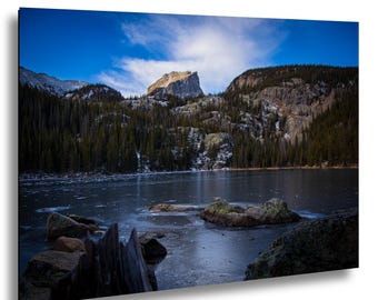 Bear Lake Wall Art: Mountain Reflection - Colorado Nature Scene