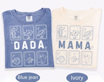 One-der the Sea Custom Birthday Shirt Ocean First Birthday Matching Family Shirts Beach Theme Under the Sea Party Outfit First Birthday