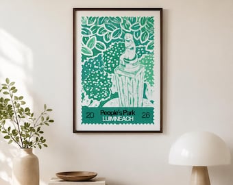 Otter im Park: Volkspark (Limerick) Gedenkplakat