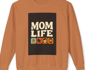 Mom Life Retro Icon Graphic Tee & Sticker