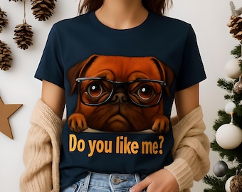 Cute Pet Bandana Collar - 'Do You Like Me?' Design, Dog Accessory, Pet Gift, Funny Dog Wear, Adjustable Dog Fashion