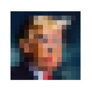 Pixelart Trump.