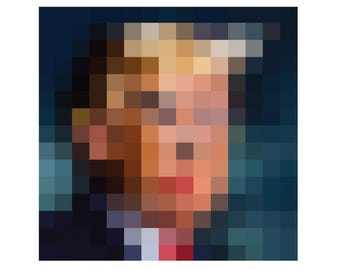 Pixelart Trump.