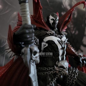 Spawn 1:10 standbeeld volledige hars 16K res.