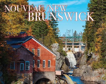 2024 Large New Brunswick Wall Calendar, 12x11.5", calendar, nb prints, nb photos, nb art