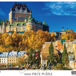 19.6"x27.5" 1000 piece Ville de Québec/Quebec City Jigsaw Puzzle. Old Quebec/Vieux-Québec!