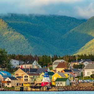 Cheticamp Lighthouse, Cape Breton, Sydney, Nova Scotia, Wandkunst, Fotografie, Cheticamp Fine Art, Leinwand