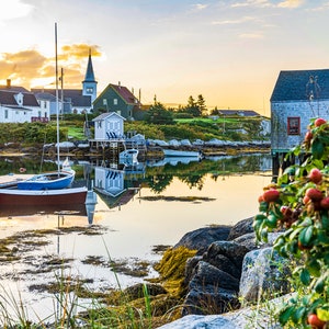 Calm in Prospect, Nova Scotia, Halifax, Peggys Cove Wall Art, Photography, Nature Landscape, canvas, Fine Art