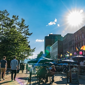 Saint John's Marketsquare, 8.5x11 New Brunswick Print, Saint John, New Brunswick Wall Art, Photography, Fine Art, Canvas image 1