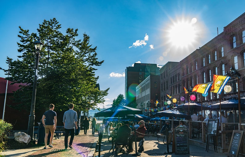 Saint John's Marketsquare, 8.5x11 New Brunswick Print, Saint John, New Brunswick Wall Art, Photography, Fine Art, Canvas image 1