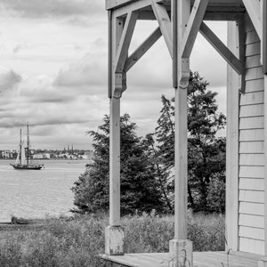 Bluenose II betritt Charlottetown, Prince Edward Island, Kunst, PEI Prints, PEI Foto, Wohnzimmer Wandkunst, Wohnkultur