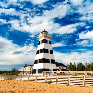 West Point Lighthouse Prince Edward Island, PEI Art, PEI Prints, PEI Photo, Living Room Wall Art, Lighthouse