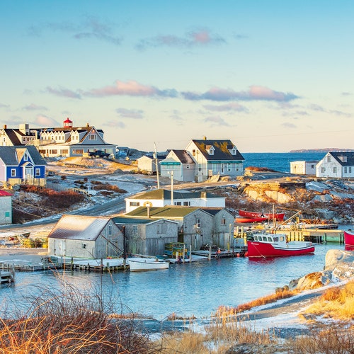 New Peggys Cove Lighthouse a Nova Scotia Print Halifax Nova Etsy