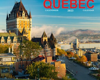 Ville de Quebec (City) Calendrier (Calendar), 12x11.5", bilingual, Quebec, old quebec
