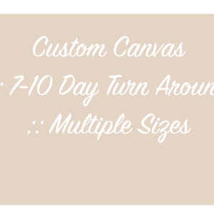 Custom Canvas Print: Personalized Wall Art
