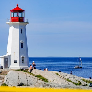 13x19 New Peggys Cove Lighthouse, a Nova Scotia Print, Halifax, Nova