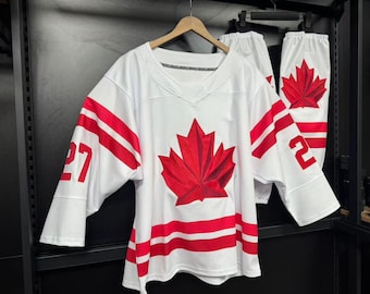 Eishockey Trikot Set für Männer, Frauen und Kinder (Trikot + Socke).