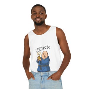 Wololo Tank Top: Unisex Garment-Dyed Cotton Gaming Shirt