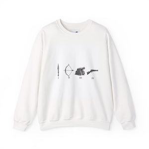 Embroidered Medieval Crewneck Sweatshirt: Renaissance Fair Costume