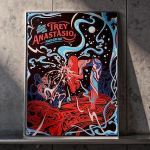 Trey Anastasio Poster – Alabama Theatre Birmingham – March 22 2025 Concert Poster – Music Wall Art – Home Decor Print