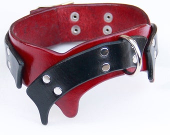 Dripping Leather Collar