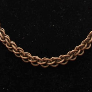 Bronze Spiral Necklace image 1