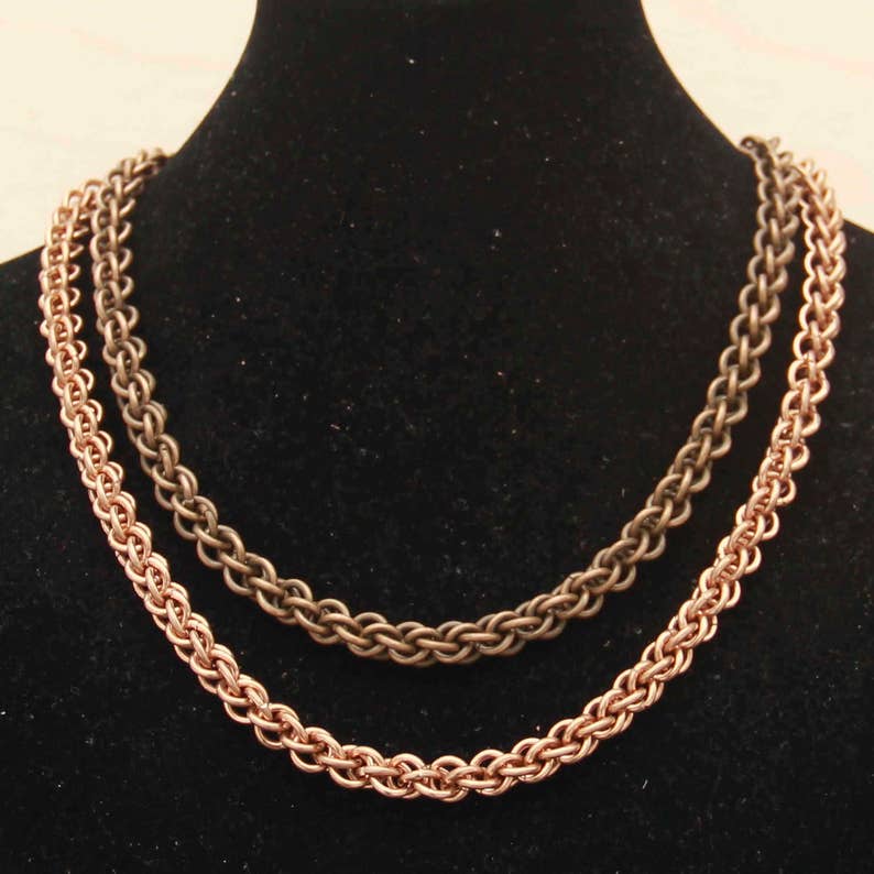 Bronze Spiral Necklace image 3