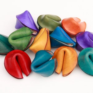 A Dozen Leather Fortune Cookies