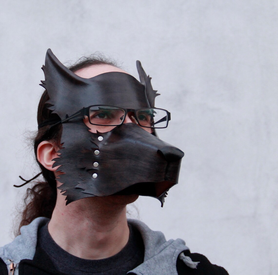 Wolf Snout Mask Glasses Compatible Etsy