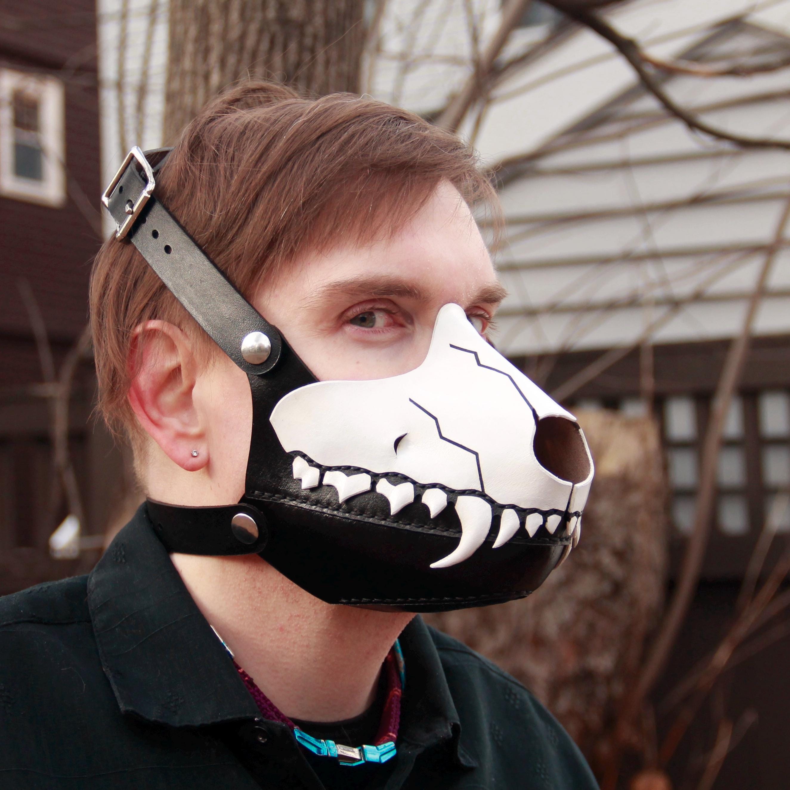 Wolf Skull Muzzle Mask - Etsy