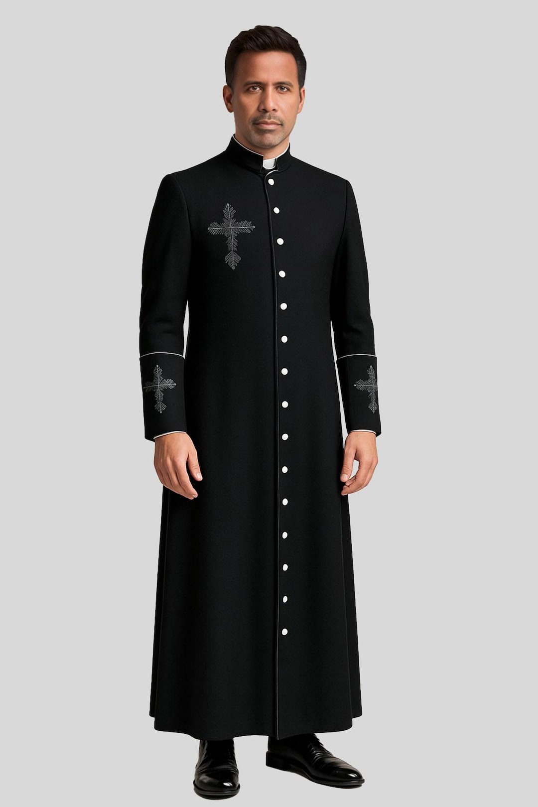 Silver Preaching Robe Classic Silver Clergy Robe for Men Ideal for Liturgical Events - Etsy