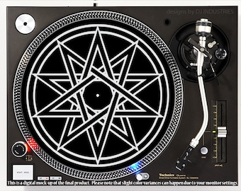 DJ Industries - Geometry 10 Points - DJ slipmat LP gramofon
