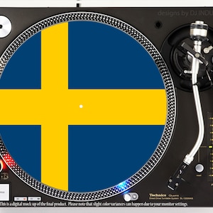 Schweden Flagge - DJ Slipmatte