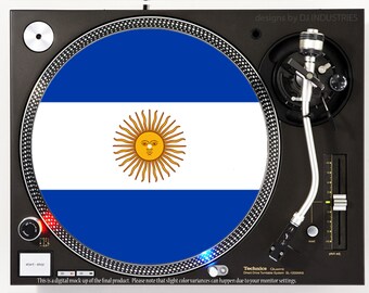 DJ Industries - Argentina Flag - DJ slipmat