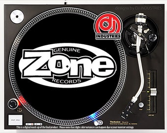 DJ Industries - Zone Records - DJ slipmat LP record player turntable