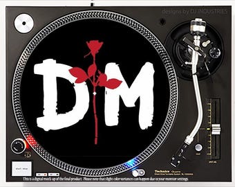 DJ Industries - Depeche Mode - DJ slipmat LP-platenspeler draaitafel
