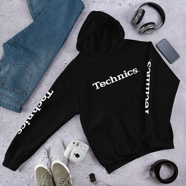 Wear Technics - Technics Classic Black Hoodie