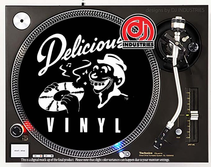 DJ Industries - Delicious Vinyl - DJ slipmat LP record player turntable