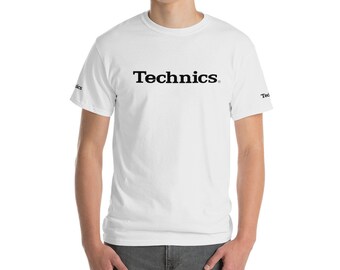 テクニクスを着用 - テクニクス クラシック ホワイト T シャツ - Etsy 日本