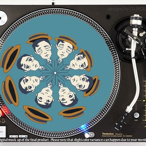 DJ Industries - Hat&#39;s Off Phenakistoscope - DJ slipmat
