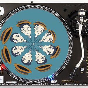 DJ Industries - Hat's Off Phenakistoscope - DJ slipmat