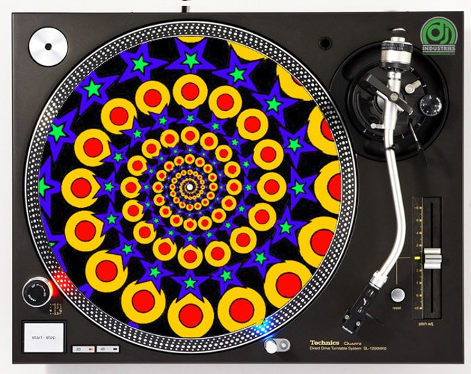 DJ Industries - Whirlwind 2 - DJ slipmat LP record player turntable