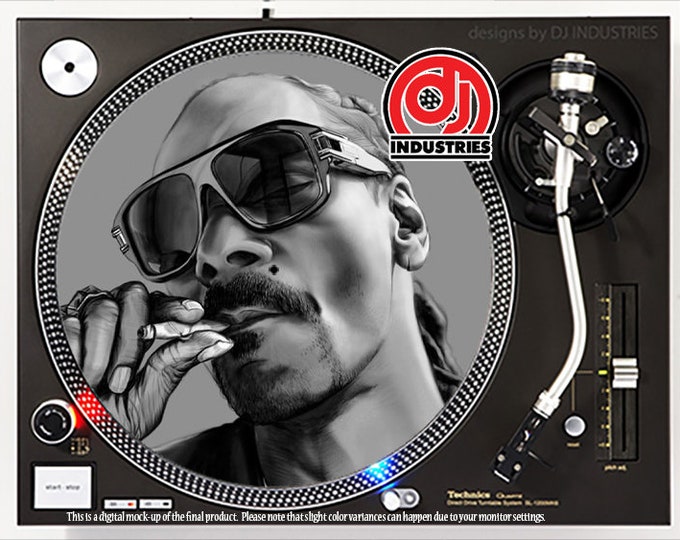 DJ Industries - Snoop Dogg - DJ slipmat LP record player turntable