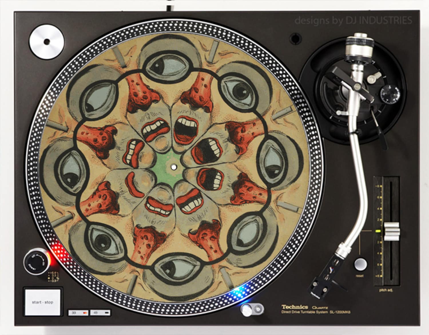 DJ Industries - Phenakistoscope 4 - DJ Slipmat - Etsy Canada