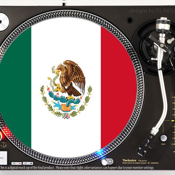 DJ Industries - Mexico Flag - DJ slipmat